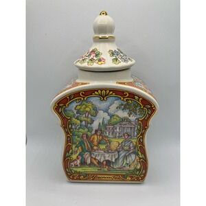 Sadler, The World of Tea Collection, Made in England, Biscuit Barrel Caddy